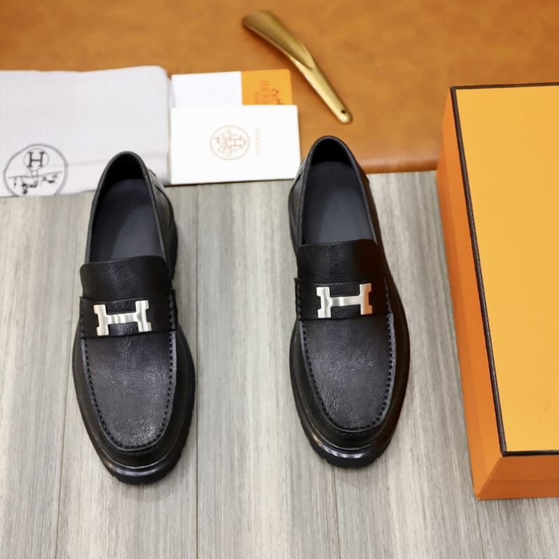 H**mes leather shoes